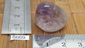 AMETRINE pierre roulée mineraux naturel lithotherapie reiki améthyste + citrine  - Picture 1 of 1