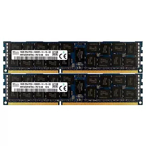 PC3-12800 2x16GB DELL POWEREDGE C2100 C6100 M610 M710 R410 M420 R515 MEMORY Ram - Picture 1 of 1