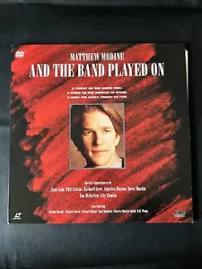 And the Band Played On LASERDISC Matthew Modine Steve Martin Excellent Condition - Picture 1 of 2