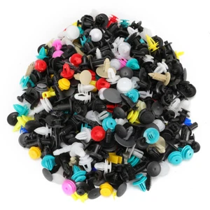500Pcs Auto Car Mixed Fastener Clips Bumper Fender Trim Plastic Rivet Door Panel - Picture 1 of 10