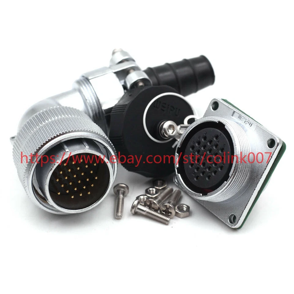 WEIPU WF28 26 pins waterproof connector IP67,Aviation bulkhead waterproof Adapte - Image 1 of 4