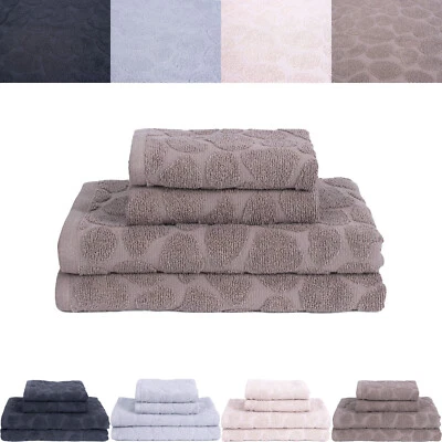 Set Asciugamani bagno Stone spugna cotone telo doccia, viso, ospite, bidet - Immagine 1 di 4