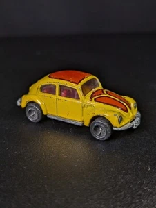 Vintage Tomica Tomy Volkswagen Beetle Yellow 1977 - Picture 1 of 5