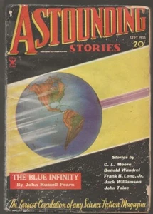 ASTOUNDING STORIES Sept 1935. JACK WILLIAMSON, FRANK BELKNAP LONG, C.L. MOORE - Picture 1 of 2