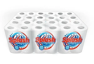 24 Kitchen Towel Rolls Household Tissue Paper 2 Ply Extra Absorbent 6 x 4 Pack - Picture 1 of 2