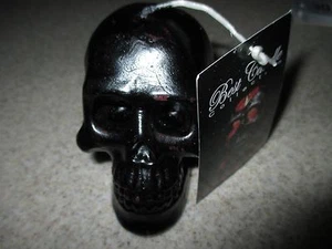 NWT Small Bleeding Halloween Black Skull Candle - 3" Inches, Creepy!! - Picture 1 of 1