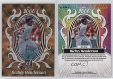 2023 Panini Donruss Mr 3000 Gold /99 Rickey Henderson #M3K-1 HOF