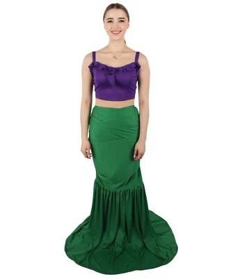 Adult Women's Green Mermaid Cosplay Costume, Perfect for Halloween, HC-2029 - Image 1 of 4