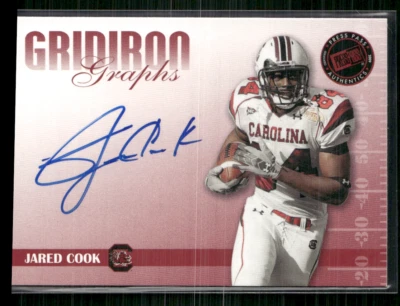 Jared Cook 2009 Press Pass SE Gridiron Graphs Auto 96/150 - Image 1 of 2