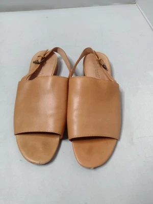 Sandalias para mujer Madewell Noelle con tirantes 9,5 cuero tostado minimalista A Foto 1 de 4