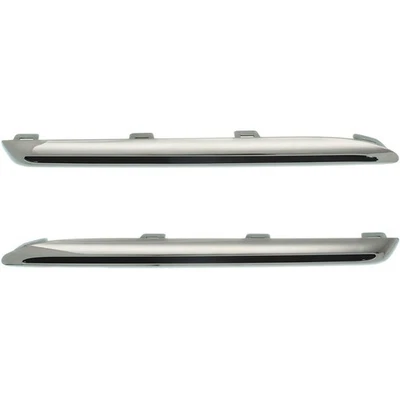 Grille Trim For 2017-2018 Mercedes-Benz E400 Set of 2 Left and Right Upper - Image 1 of 4