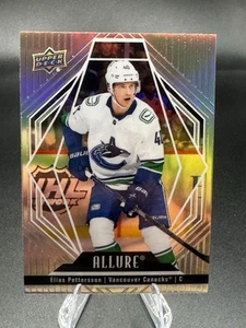 22-23 UD Allure Hockey 28 Elias Pettersson Canucks - Picture 1 of 2