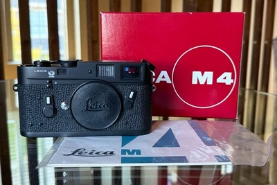 Mint Leica M4 50 años Camera, Black Chrome, Midland, Canada, sello "C", en caja Foto 1 de 4