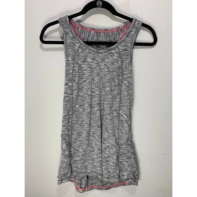 Camiseta sin mangas atlética Tangerine para mujer gris y rosa talla M con bolsillo trasero con cremallera Foto 1 de 4