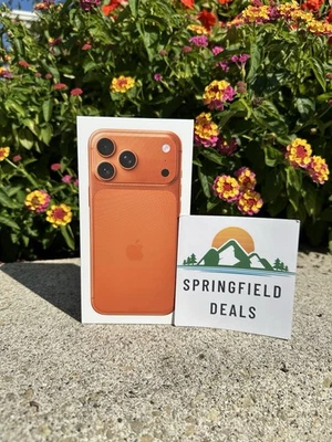 Apple iPhone 17 Pro Max UNLOCKED 256GB Cosmic Orange NEW ✅ SHIPS TODAY ✅ NEW 🌎 - Image 1 of 4