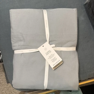 Juego de sábanas de franela BOLL & BRANCH - King, Shore Gray - Lujo 100 % algodón orgánico Foto 1 de 4