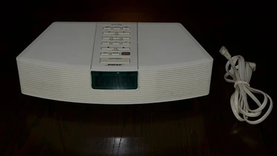 Bose Wave 收音机 AWR1-1W 闹钟调幅/调频白色 - 带电源线 - 已测试 - VGC — 第 1/4 张图片