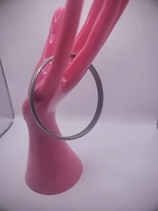 Vintage Bracelet Garden Pewter Bangle Silver Tone Jewelry Costume - Picture 1 of 10