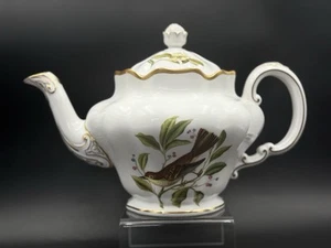 Spode Audubon Birds Large Teapot Townseds Solitaire & Morton’s Finch Y6466. - Picture 1 of 24
