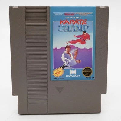 Karate Champ NES 5-Screw Cartridge - Nintendo Original Tested Authentic Works - Image 1 of 4