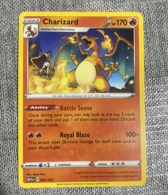 ULTRA Rare MINT Condition Charizard Pokémon Card 001/015 - Image 1 of 2
