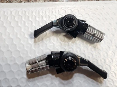 microSHIFT Bar End Shifter Set, 11-Speed Road, Double/Triple, Shimano Compatible - Image 1 of 4