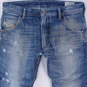 Mens Diesel KROOLEY 008B9 Slim Straight Blue Jeans W32 L32 - Picture 1 of 9