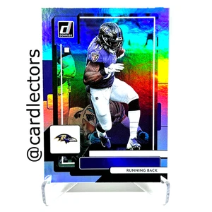 2022 Panini Donruss Football GUS EDWARDS #191 Silver Foil No Name SP RAVENS - Bild 1 von 2