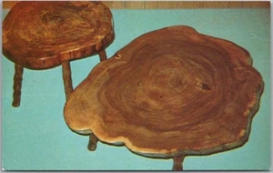 Waterford, Ontario Canada Advertising Postcard "JUDD'S Natural Style Tables" - Picture 1 of 2