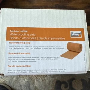 Schluter Kerdi Band 5" x 33' Waterproofing Membrane Strip KEBA100/125/10M (NEW) - Picture 1 of 3