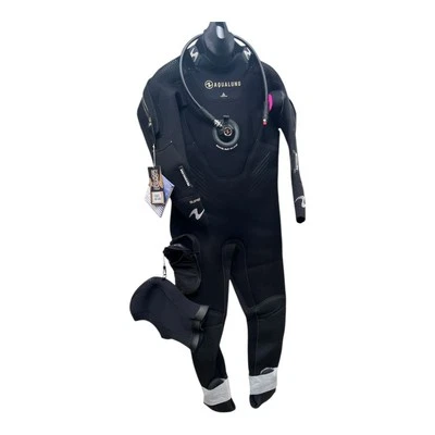 AQUALUNG BLIZZARD SF 4mm COMBINAISON PLONGEE ETANCHE FEMME TAILLE M/L - Photo 1/4