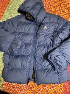 Nike Jordan Brooklyn Puffer Jacket Game Royal Blue FV7317 480 Herren LARGE - Bild 1 von 6