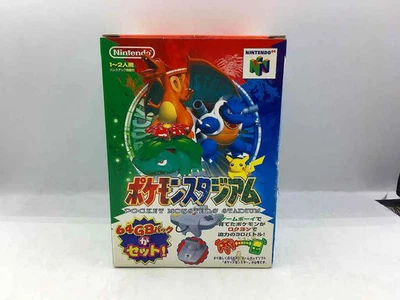 POKEMON STADIUM with GB Pack Nintendo 64 Japan Import Free shipping FedEx DHL - Image 1 of 4