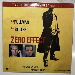 ZERO EFFECT Widescreen Laserdisc - Bill Pullman & Ben Stiller - VERY RARE - Picture 1 of 4