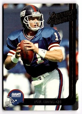 1991 Action Packed - Phil Simms #188 New York Giants  - Image 1 of 2