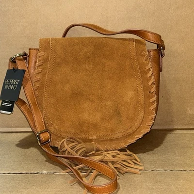 Inc International Concepts Mujer Logan Imitación Cuero Borla Sillín Bolso, Bolso de Mano Foto 1 de 4