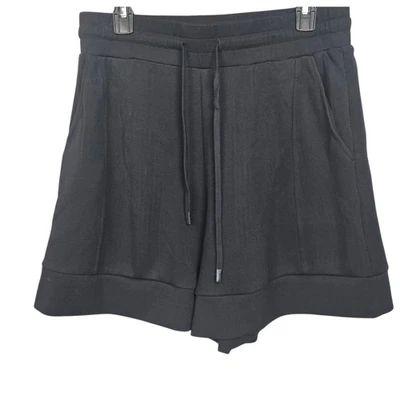 Varley Alder High Rise 5.5 DoubleSoft Black Athletic Lounge Shorts Womens Large - Image 1 of 4