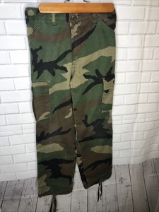 Pantaloni cargo Abercrombie mimetici per bambini Abercrombie e Fitch larghi, taglia 9/10 regular - Foto 1 di 6