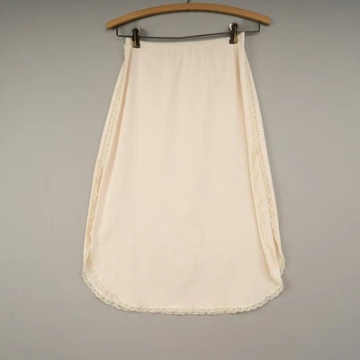 Vintage Shadowline Half Slip Women’s S Tall Beige Nylon 25" Made in USA - Image 1 of 4