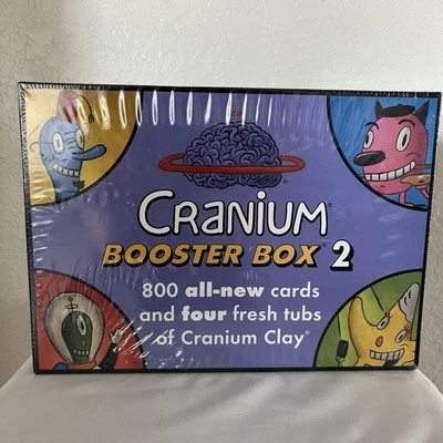 Cranium Booster Box 2 800 Cards 4 Tubs Clay (4 ) 2003 Game Night NEW - Image 1 of 4