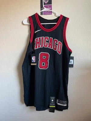 Camiseta deportiva personalizada Nike NBA Chicago Bulls Yuki Kawamura declaración auténtica 48 Foto 1 de 3