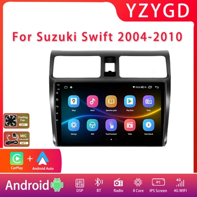 Android Car Radio For Suzuki Swift 2004-2010 Carplay GPS Navi Screen Multimedia - Image 1 of 4