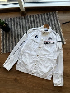 AUTHENTISCHE BMW SAUBER PETRONAS F1 TEAM RACING JACKE WEISS Gr. XL - Bild 1 von 20