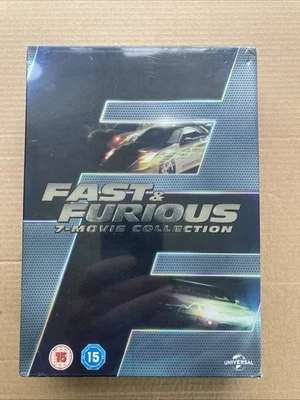 Fast And Furious 1-7 (Box Set) (DVD, 2015) (FrenchSpanishItalianHindi) B - Image 1 of 4