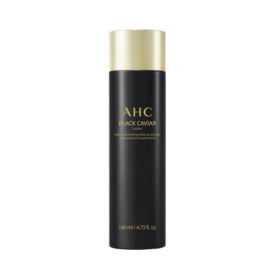 AHC Black Caviar Lotion 140ml Intensive Moisturizing Skin Care Korean Cosmetics - Image 1 of 1