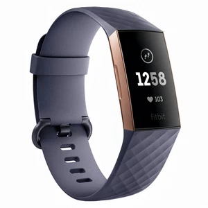 Fit bit Charge 3 Fitness Health Smartwatch Heart Rate Monitor Activity Tracker - Picture 1 of 14