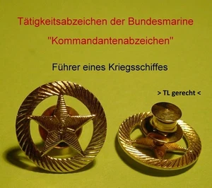 " Kommandantenabzeichen für Kriegsschiffe BW  "  Marine    selten angeboten   - Bild 1 von 1