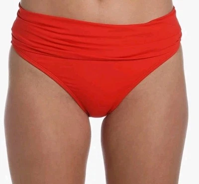 La Blanca Women's Size 6 Island Goddess Banded Hipster Swimsuit Bottom Orange  - Image 1 of 4