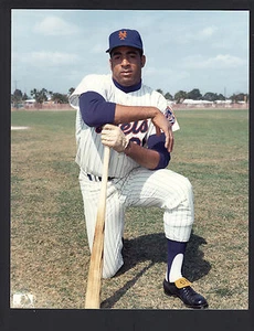 Tommy Agee 8x10 Color Photo 1969 Miracle New York Mets World Series - Picture 1 of 1