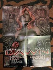 Joe Linsner - Human Dawn Lucifers Halo Folded Promo Poster 17x22